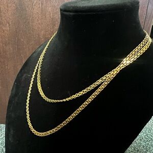 925 Gold Plated Italian Chain Layering Necklace